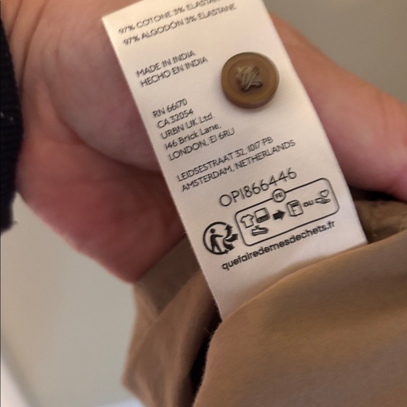 Pilcro / anthropology Classic Tan dress 1x in like new condition - Picture 9 of 9